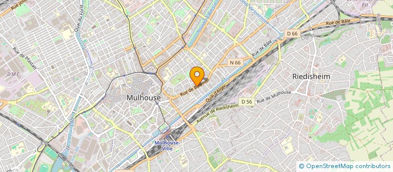 localisation de l'entreprise SCI VICIUS  MULHOUSE