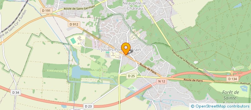 localisation de l'entreprise SCI VICKNES  JOUARS-PONTCHARTRAIN