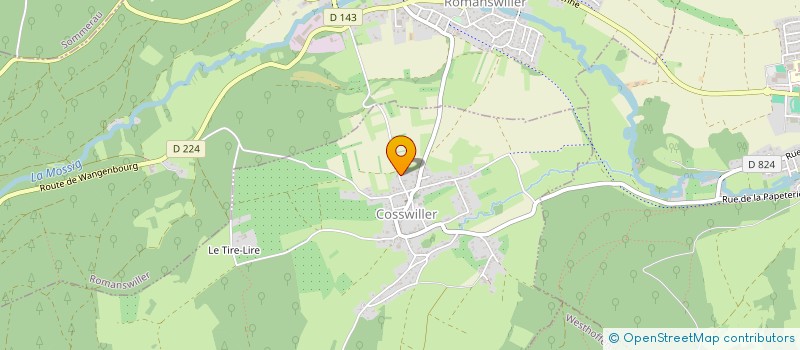 localisation de l'entreprise SCI VICKY  COSSWILLER
