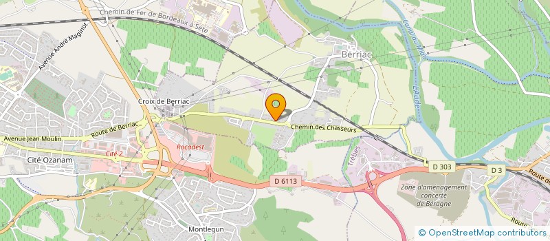 localisation de l'entreprise SCI VICKY BRUN  BERRIAC