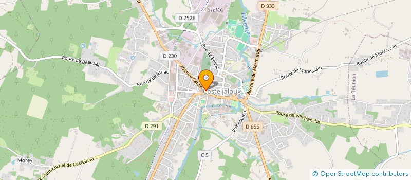 localisation de l'entreprise SCI VICLAPAUL  CASTELJALOUX