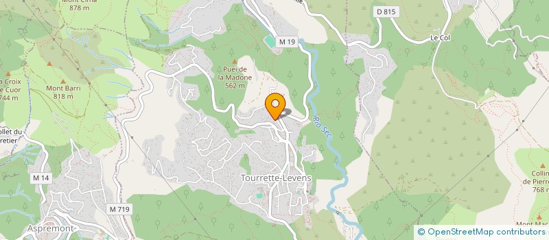 localisation de l'entreprise SCI VICMAR  TOURRETTE-LEVENS