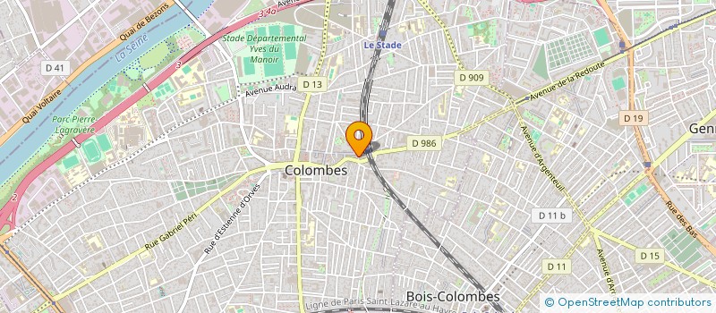 localisation de l'entreprise SCI VICO à COLOMBES