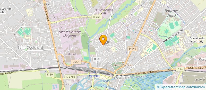 localisation de l'entreprise SCI VICOMTE B  BOURGES