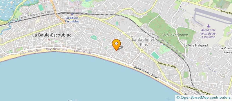 localisation de l'entreprise SCI VICORE  LA BAULE-ESCOUBLAC