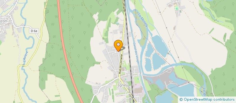 localisation de l'entreprise SCI VICOS  IGNEY