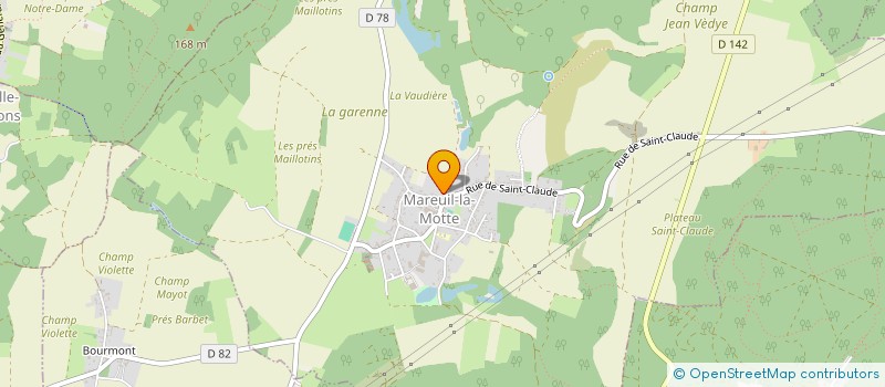 localisation de l'entreprise SCI VICTO  MAREUIL-LA-MOTTE