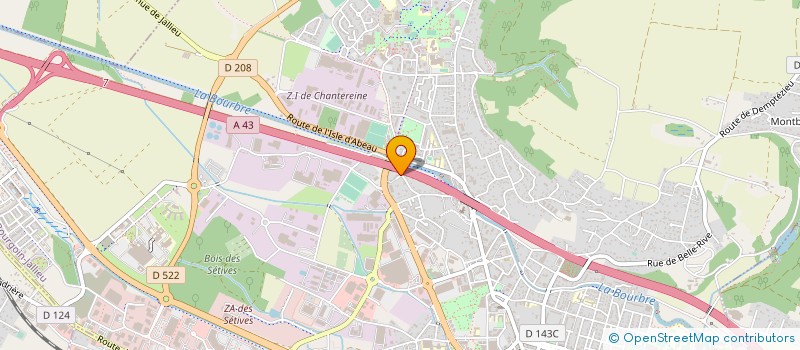 localisation de l'entreprise SCI VICTOIRE à BOURGOIN-JALLIEU