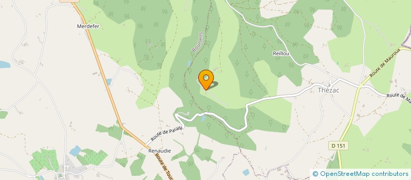 localisation de l'entreprise SCI VICTOIRE  THEZAC