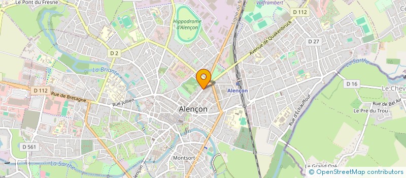 localisation de l'entreprise SCI VICTOIRE à ALENCON