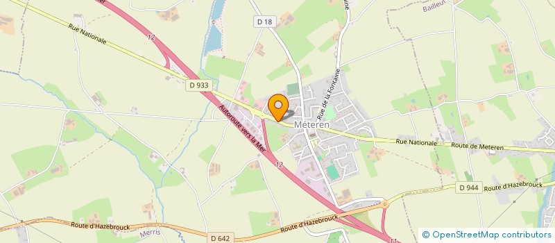 localisation de l'entreprise SCI VICTOIRE  METEREN