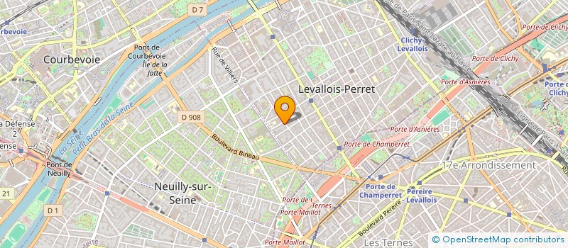 localisation de l'entreprise SCI VICTOIRE à LEVALLOIS-PERRET