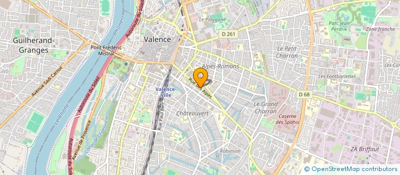 localisation de l'entreprise SCI VICTOIRE à VALENCE