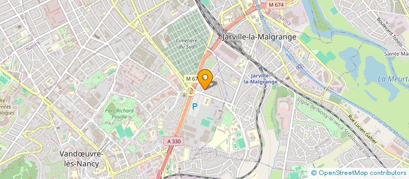 localisation de l'entreprise SCI VICTOIRE  VANDUVRE-LES-NANCY