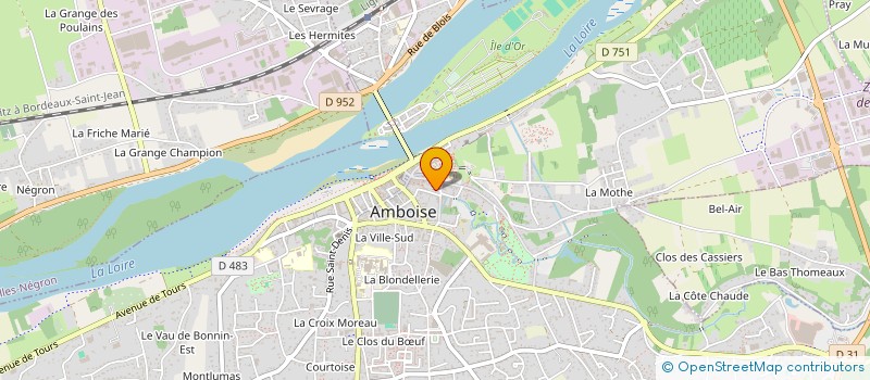 localisation de l'entreprise SCI VICTOIRE  AMBOISE