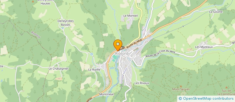 localisation de l'entreprise SCI VICTOIRE  RIOTORD