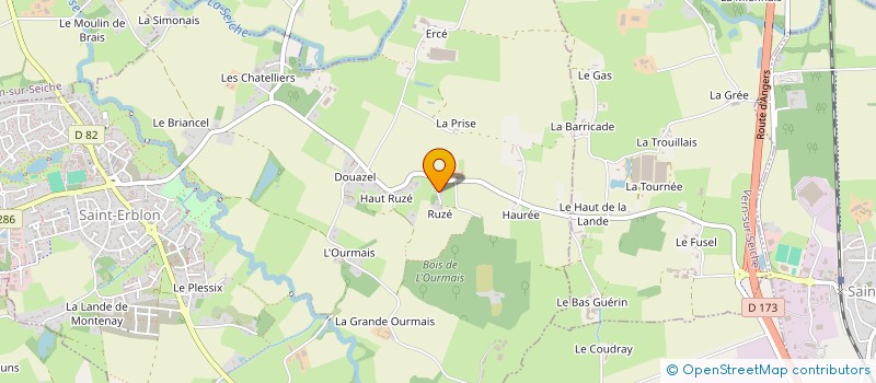 localisation de l'entreprise SCI VICTOIRE  SAINT-ERBLON