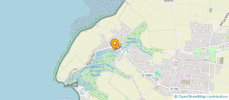 localisation de l'entreprise SCI VICTOIRE  NIEUL-SUR-MER