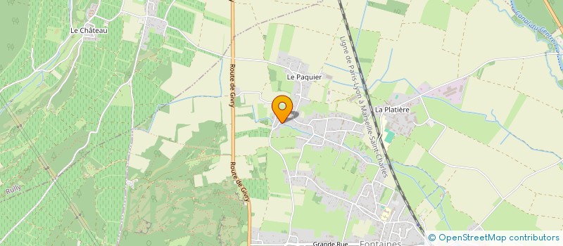 localisation de l'entreprise SCI VICTOIRE  FONTAINES