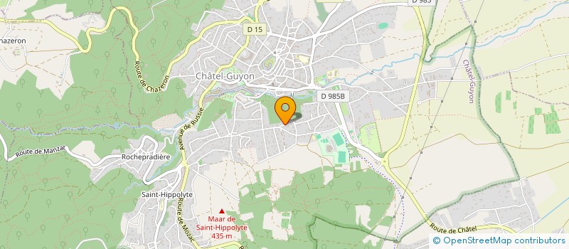 localisation de l'entreprise SCI VICTOIRE  CHATEL-GUYON