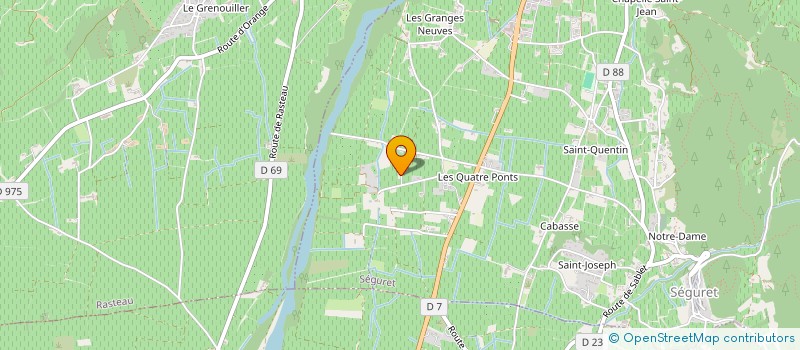 localisation de l'entreprise SCI VICTOIRE  SEGURET