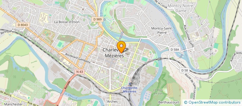 localisation de l'entreprise SCI VICTOIRE COUSIN à CHARLEVILLE-MEZIERES