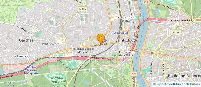 localisation de l'entreprise SCI VICTOIRE II à SAINT-CLOUD