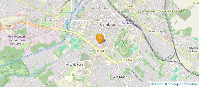 localisation de l'entreprise SCI VICTOIRE IMMOBILIER à CAMBRAI