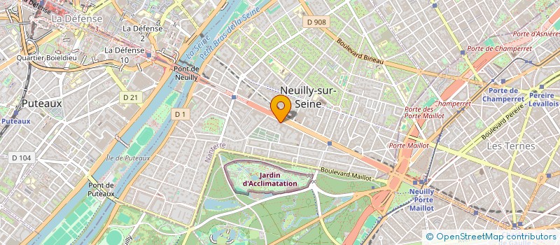 localisation de l'entreprise SCI VICTOIRE LAFAYETTE à NEUILLY-SUR-SEINE