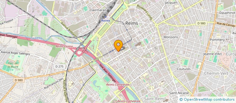 localisation de l'entreprise SCI VICTOR  REIMS