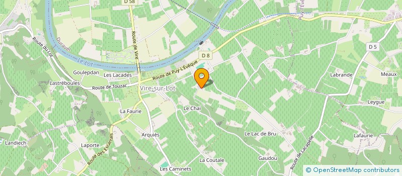 localisation de l'entreprise SCI VICTOR  VIRE-SUR-LOT