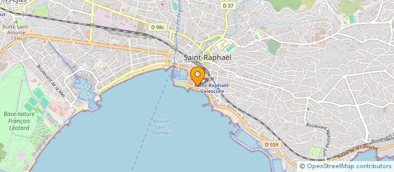 localisation de l'entreprise SCI VICTOR à SAINT-RAPHAEL