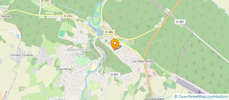 localisation de l'entreprise SCI VICTOR à BAGNOLES-DE-L'ORNE-NORMANDIE