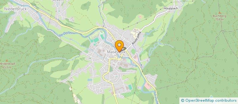 localisation de l'entreprise SCI VICTOR  MASEVAUX-NIEDERBRUCK