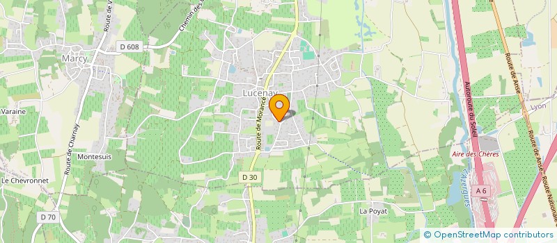 localisation de l'entreprise SCI VICTOR  LUCENAY