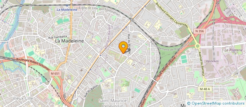 localisation de l'entreprise SCI VICTOR à LILLE