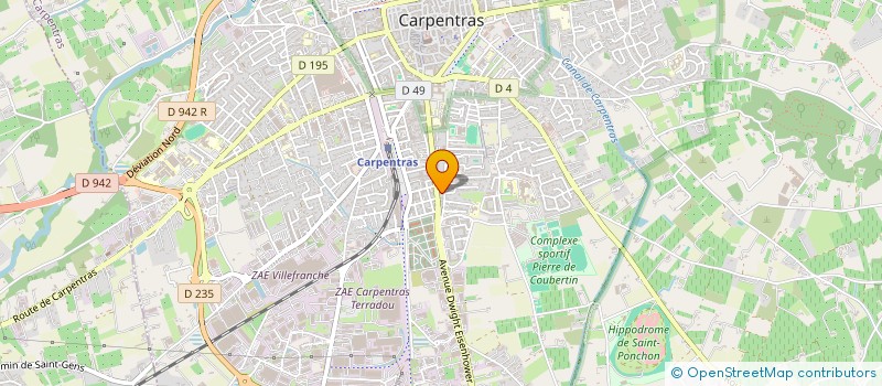 localisation de l'entreprise SCI VICTOR  CARPENTRAS