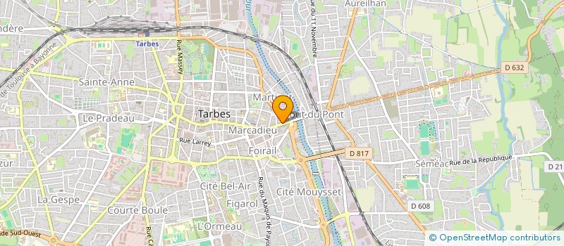 localisation de l'entreprise SCI VICTOR  TARBES