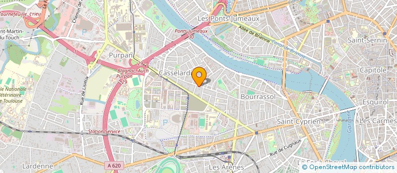 localisation de l'entreprise SCI VICTOR à TOULOUSE