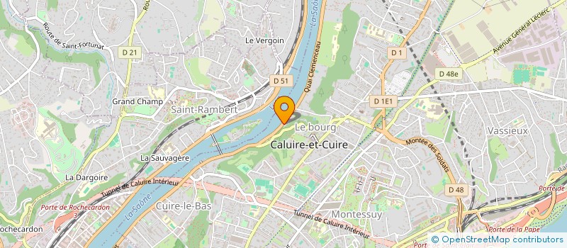 localisation de l'entreprise SCI VICTOR  CALUIRE-ET-CUIRE