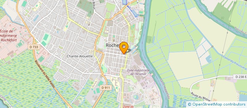 localisation de l'entreprise SCI VICTOR  ROCHEFORT