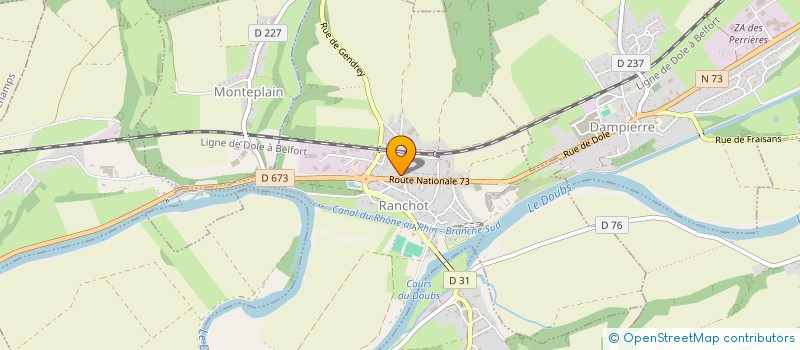 localisation de l'entreprise SCI VICTOR  RANCHOT