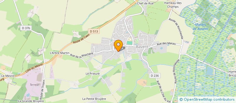 localisation de l'entreprise SCI VICTOR  BAVENT