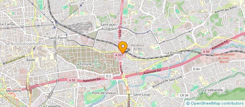localisation de l'entreprise SCI VICTOR à MARSEILLE