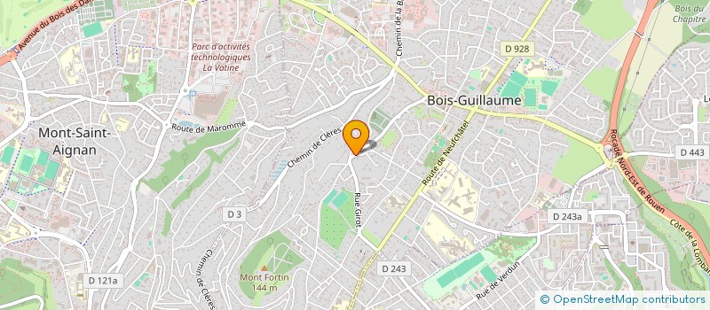 localisation de l'entreprise SCI VICTOR 55  BOIS-GUILLAUME