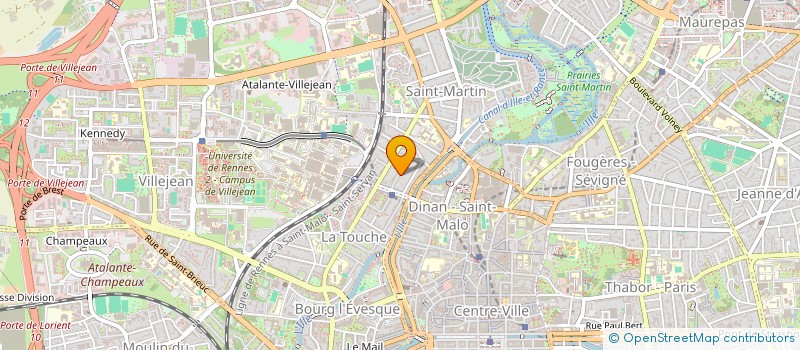 localisation de l'entreprise SCI VICTOR  RENNES
