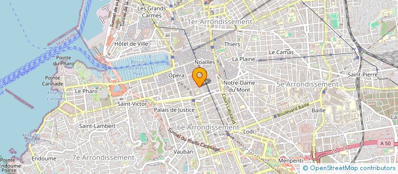localisation de l'entreprise SCI VICTOR à MARSEILLE