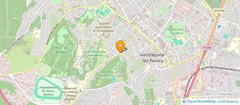 localisation de l'entreprise SCI VICTOR BASCH  VANDUVRE-LES-NANCY