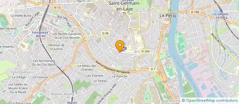 localisation de l'entreprise SCI VICTOR ET PARABREVIATION  SAINT-GERMAIN-EN-LAYE