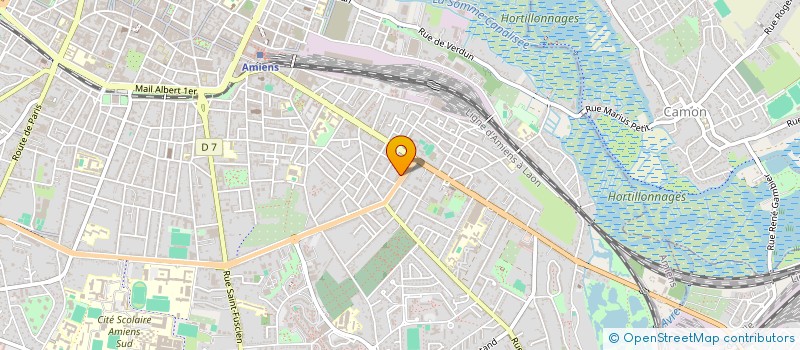 localisation de l'entreprise SCI VICTOR ET TEDD à AMIENS